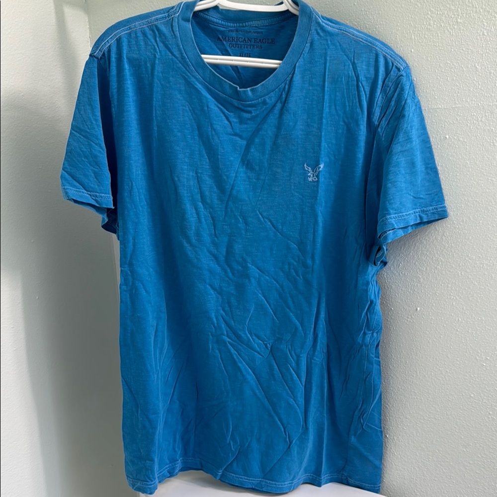 American Eagle Outfitters Vibrant Blue Tee
